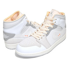 NIKE AIR JORDAN 1 MID SE CRAFT white/neutral grey-phantom DM9652-100画像