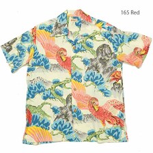 SUN SURF S/S RAYON HAWAIIAN SHIRT "ISLAND EAGLE" SS38807画像