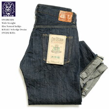 ONI DENIM Wide Straight 12oz Natural Indigo KIRAKU Selvedge Denim I202-KIRAKU画像