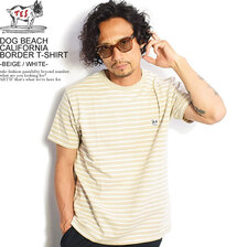 The Endless Summer TES DOG BEACH CALIFORNIA BORDER T-SHIRT -BEIGE- FH-2574305画像