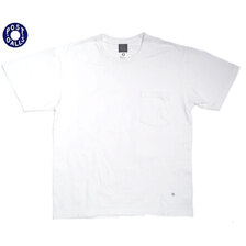 POST OVERALLS 3614 H/W JERSEY 1POCKET TEE white画像