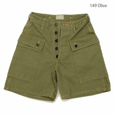 Buzz Rickson's U.S. MARINE CORPS HERRINGBONE SHORTS BR52206画像