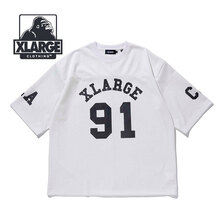 X-LARGE NUMBERING FOOTBALL TEE WHITE 101222011040画像