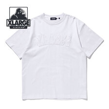 X-LARGE EMBROIDERY COLLEGE LOGO S/S TEE WHITE 101222011034画像