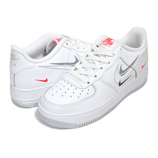 NIKE AIR FORCE 1 GS white/bright crimson DO6486-100画像