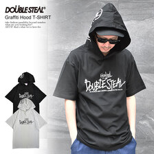 DOUBLE STEAL Graffiti Hood T-SHIRT 922-12017画像