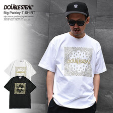DOUBLE STEAL Big Paisley T-SHIRT 922-14026画像