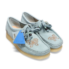 Clarks Wmns Wallabee ANNA SUI atmos Ocean Blue 26163266画像