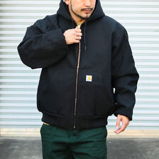Carhartt J140 Loose Fit Firm Duck Insulated Flannel-Lined Active Jac 106673画像