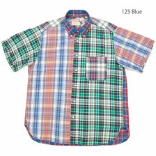 SUGAR CANE MADRAS CHECK CRAZY S/S BOTTON DOWN SHIRT SC38922画像