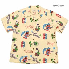 SUN SURF S/S COTTON SEERSUCKER OPEN SHIRT "SURFRIDERS" SS38934画像