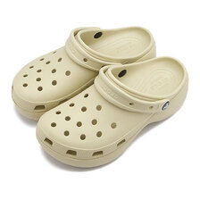 crocs Classic Platform Clog W Bone 206750-2Y2画像