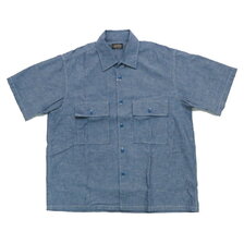 SUGAR CANE CHAMBRAY S/S ADVENTURE SHIRT SC38918画像