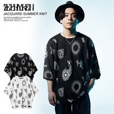 Zephyren JACQUARD SUMMER KNIT Z22UH22画像