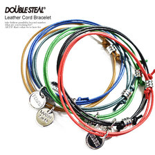 DOUBLE STEAL Leather Cord Bracelet 422-90006画像