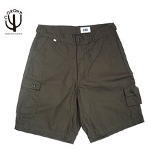 CORONA FATIGUE SLACKS FP014-22-01 TIGER SHORT SLACKS Cotton Ripstop olive green画像