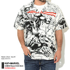 HUF &times; MARVEL X-MEN Resort S/S Shirt BU00172画像