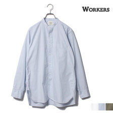 Workers Band Collar Shirt, Broadcloth画像