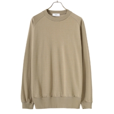 marka RAGLAN CREW NECK L/S - 60//2 organic cotton compact knit - M22C-03CS03C画像