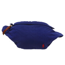 POLO RALPH LAUREN CANVAS WAIST PACK BLUE画像