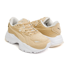 PUMA ORKID SOFT WNS PALE KHAKI - PUMA WHITE 384846-02画像
