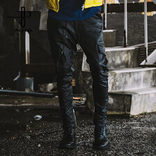 NO ID. BLACK コーティングサルエルスキニーカーゴPT 451006-244P画像