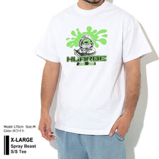 X-LARGE Spray Beast S/S Tee 101221011010画像