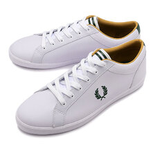 FRED PERRY BASELINE LEATHER WHITE B1228-100画像