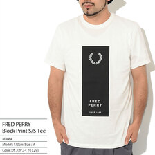 FRED PERRY Block Print S/S Tee M3664画像