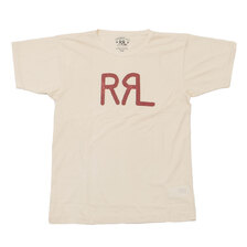 Double RL LOGO JERSEY TEE NATURAL画像