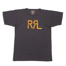 Double RL LOGO JERSEY TEE NAVY画像
