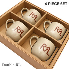 Double RL LOGO MUG SET CREAM画像