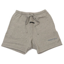 ESSENTIALS FLEECE SWEAT SHORTS GREY画像