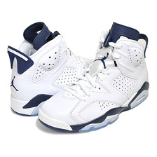 NIKE AIR JORDAN 6 RETRO white/midnight navy CT8529-141画像