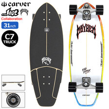 Carver Skateboards &times; lost Rad Ripper 31in &times; 10.5in C7 Surfskate Complete L1013011082画像