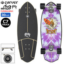 Carver Skateboards &times; lost Rocket Redux 30in &times; 10.5in C7 Surfskate Complete L1013011109画像