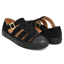 CONVERSE ALL STAR COUPE GURKHA-SANDAL SUEDE OX BLACK 38000890画像