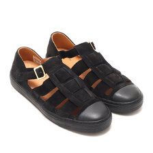 CONVERSE ALL STAR COUPE GURKHA-SANDAL SUEDE OX BLACK 38000890画像