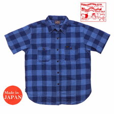 STUDIO D'ARTISAN USEDインディゴチェックシャツ 5674U画像