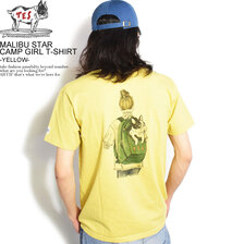 The Endless Summer TES MALIBU STAR CAMP GIRL T-SHIRT -YELLOW- FH-2574330画像
