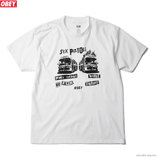 OBEY &times; SEX PISTOLS CLASSIC TEE "BRIGHT FUTURE" (WHITE)画像