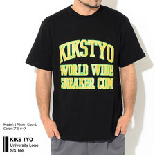 KIKS TYO University Logo S/S Tee KT2204T-10画像