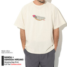 NANGA &times; USHIODA HIROAKI Sleeping Bag Print S/S Tee画像