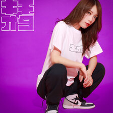 HTML ZERO3 &times; STARDOM 鹿島沙希 キモオタ S/S Tee T603画像