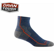 DARN TOUGH VERMONT Men's Hiker Quarter Midweight Hiking Sock Dusk Denim 1959画像