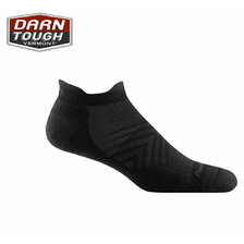 DARN TOUGH VERMONT Men's Run No Show Tab Ultra-Lightweight Running Sock Black 1039画像