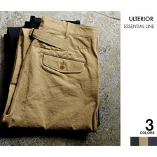 ULTERIOR ESSENTIAL LINE WASHED BIZEN TWILL MILITARY PANTS EUPT26-FC109画像