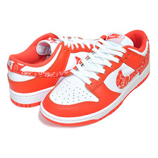 NIKE WMNS DUNK LOW ESS PAISLEY PACK white/rush orange-white DH4401-103画像