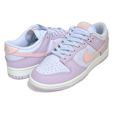 NIKE WMNS DUNK LOW EASTER football grey/atmosphere-doll DD1503-001画像