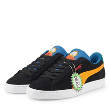PUMA SUEDE GARFIELD Dark Cheddar-Celandine-Vallarta Blue 384182-01画像